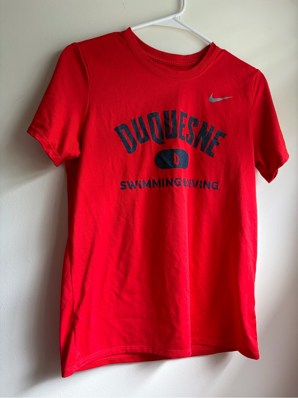 Nike Red Duquesne Swimming & Diving Women's Tee